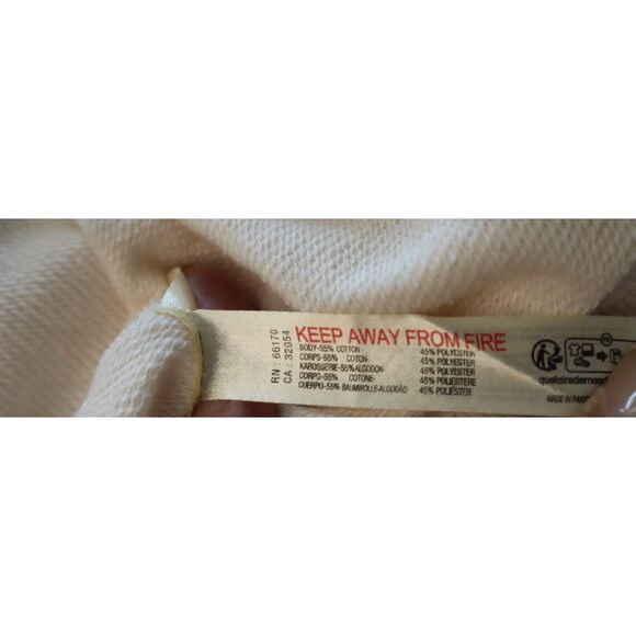 FP Movement OB2080058 Women's Sz S Beige Playbook Cropped Pullover Hoodie - Picture 8 of 10